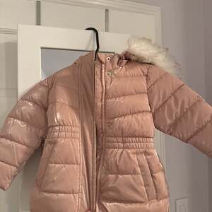 2T Member's Mark Sherpa Lined Puffer Jacket W/Removable Hood Pink Girls Sz 3T NW